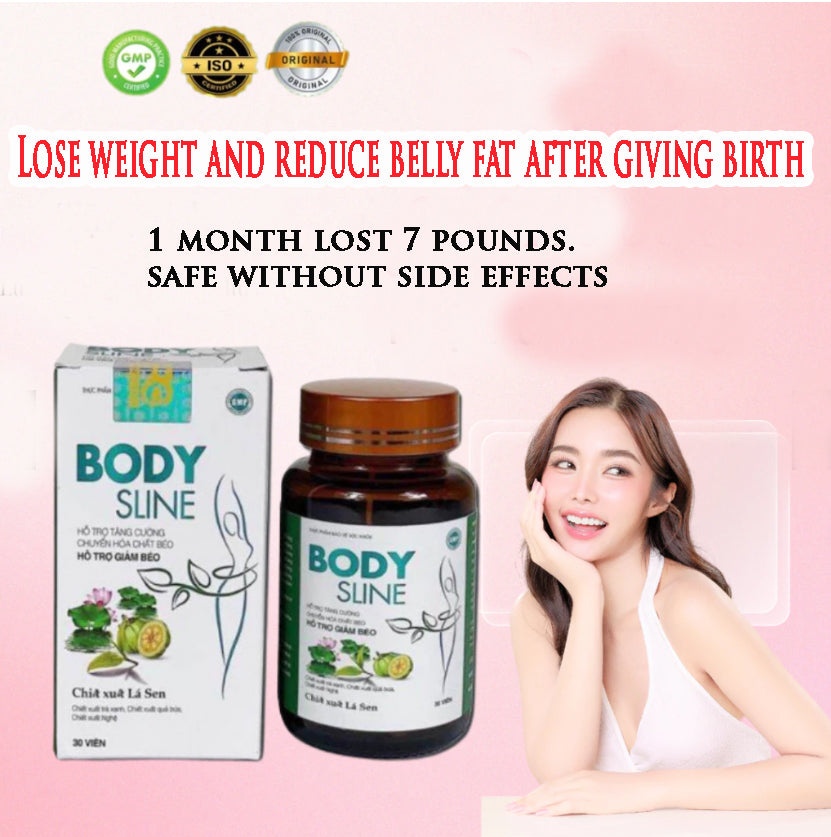 Rapid weight loss of 10 kg, difficult to lose weight, safe and effective Body Sline 30 pills for pregnant mothers after giving birth and breastfeeding