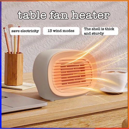 Mini Fan Heater, Mini Desk Heater For Office People, Bedrooms Warm Up In 3s, Capacity 400W